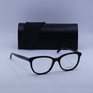 Saint Laurent SL504 002 Square Eyeglasses 53mm – Havana